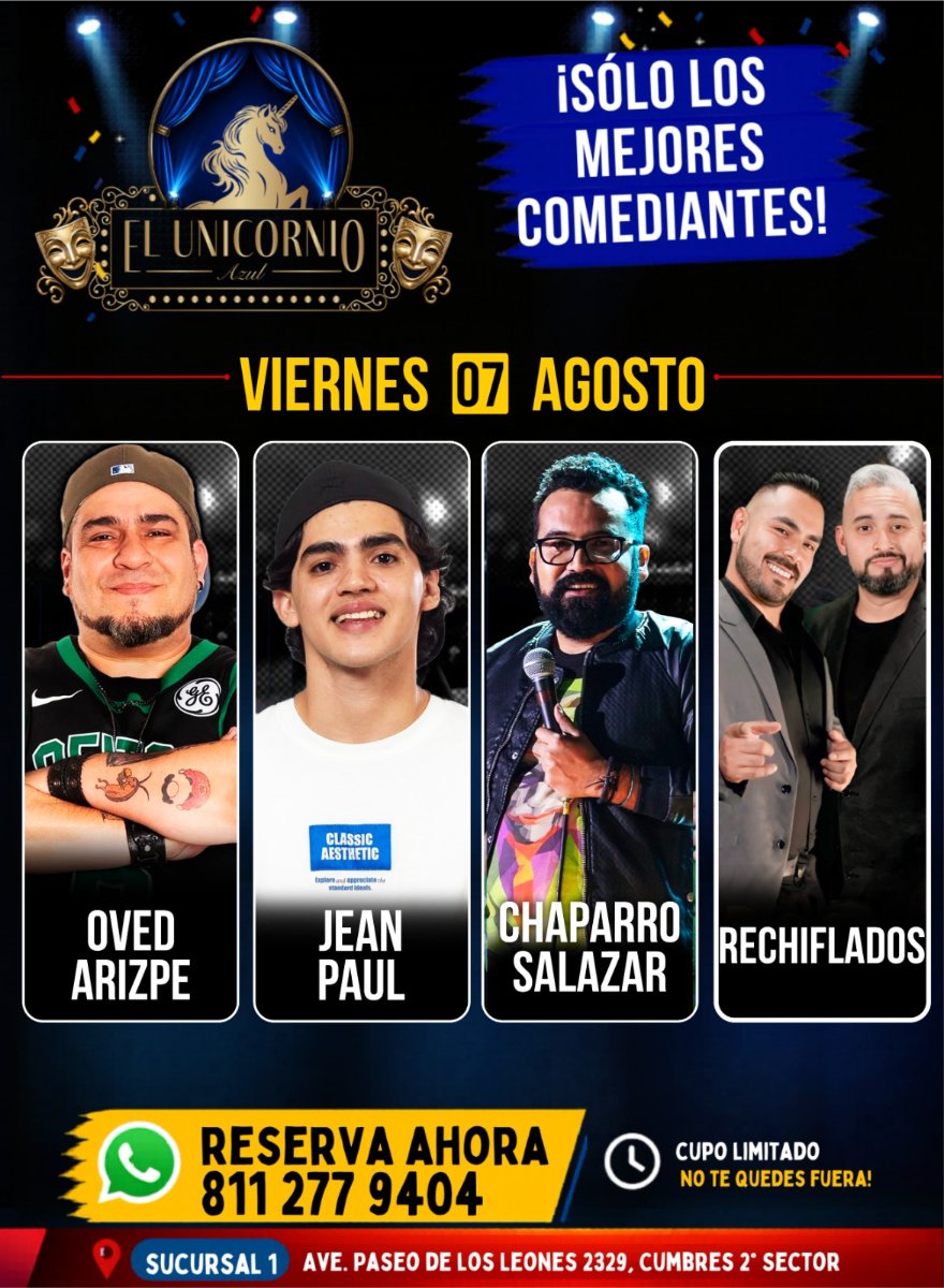 Flyer de VIERNES DE COMEDIA